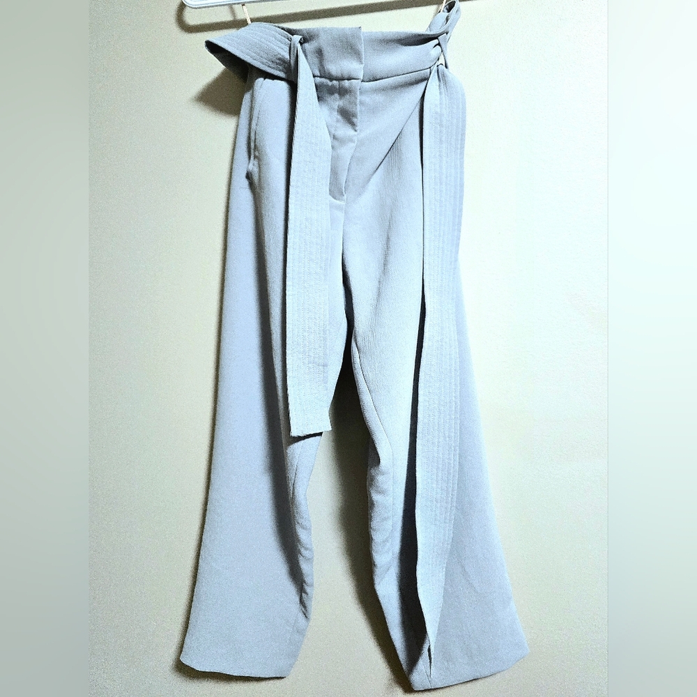 Wilfred Soft Gray Women's Pants with Tie Waist